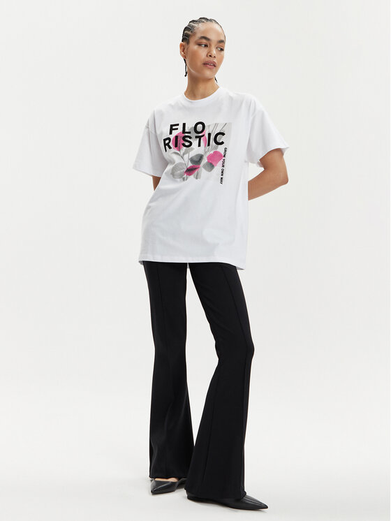 ONLY ONLY T-krekls Pixie 15316702 Balts Regular Fit