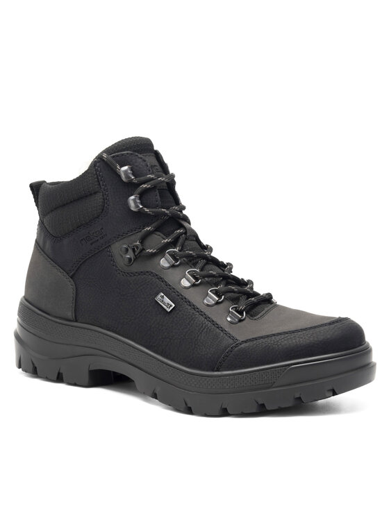 Rieker Rieker Schnürstiefeletten F5410-00 Schwarz