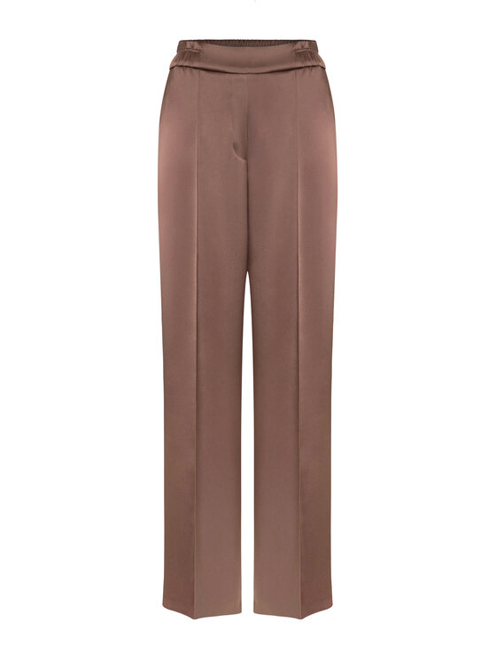 KMX Studio KMX Studio Spodnie materiałowe 807740005 Brązowy Straight Fit