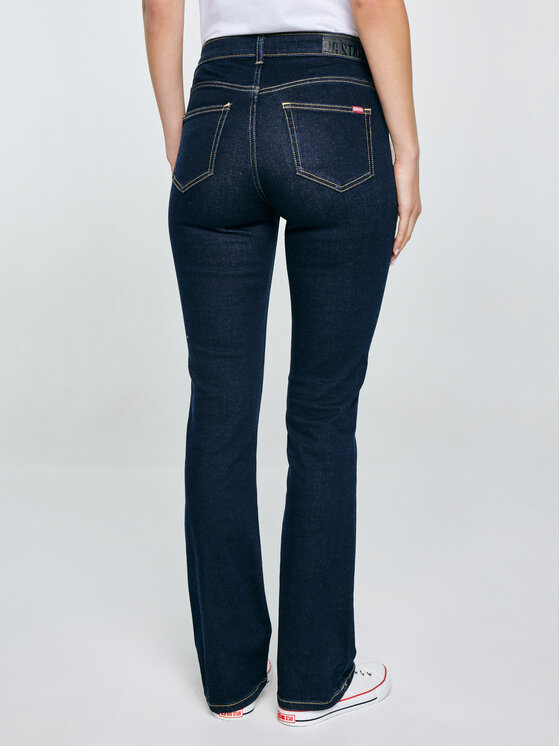 BIG STAR BIG STAR Jeansy ADELA BOOTCUT Granatowy Bootcut Fit