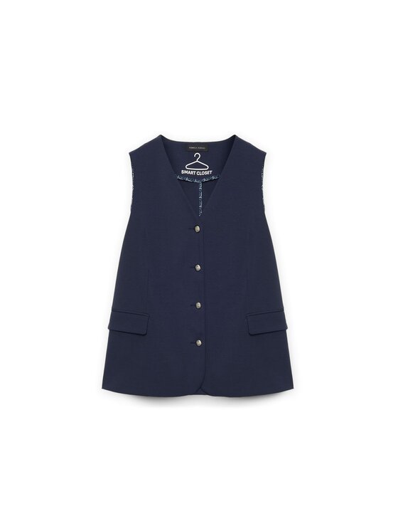 Fiorella Rubino Fiorella Rubino Marynarka L053L000065N034 Niebieski Regular Fit