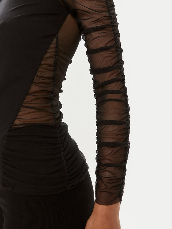 Patrizia Pepe Patrizia Pepe Bluză 8M1626/J129-K103 Negru Slim Fit