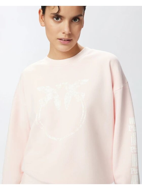 PINKO PINKO Felpa 88830 Rosa Regular Fit