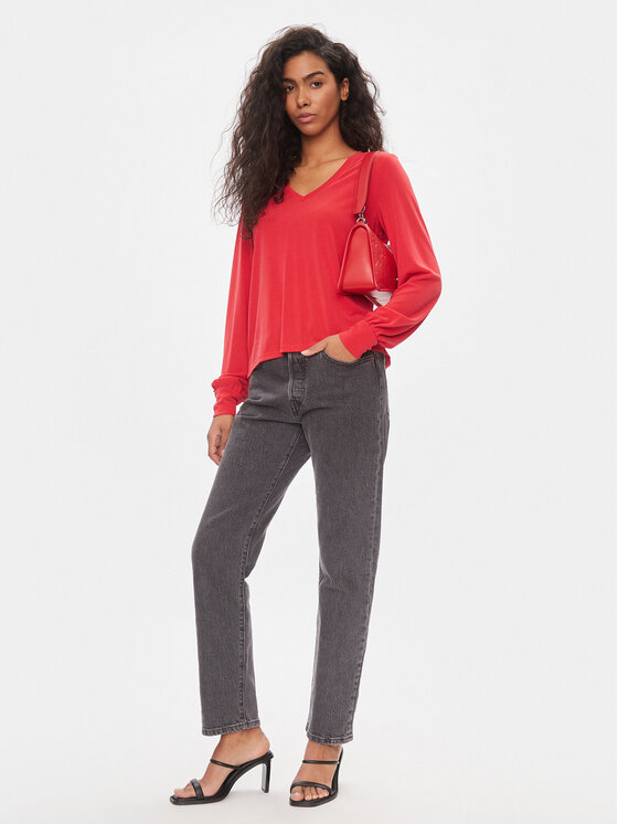 ONLY ONLY Majica 15310209 Crvena Regular Fit