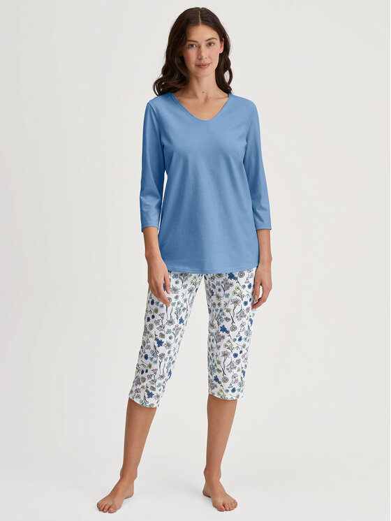 Calida Calida Pyžamo 46156 Biela Regular Fit