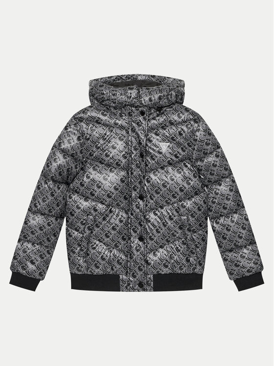 Guess Guess Пухено яке J4YL02 WEGY0 Черен Regular Fit