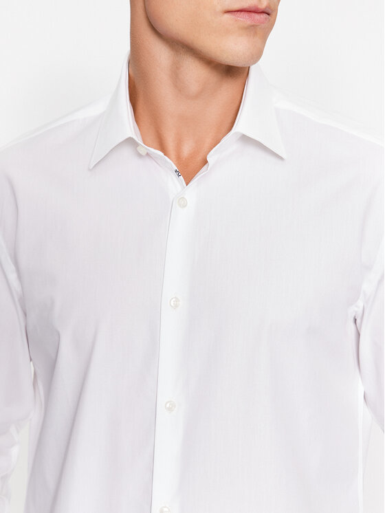 HUGO Hugo Košile Koey 50500217 Bílá Slim Fit