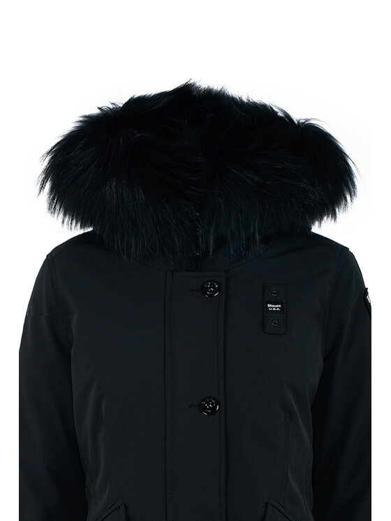 Blauer Blauer Cappotto IRMA Nero Slim Fit