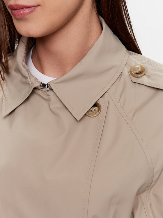 Geox Geox Tenchcoat Soleil W3522N-T2611 F5241 Braun Regular Fit