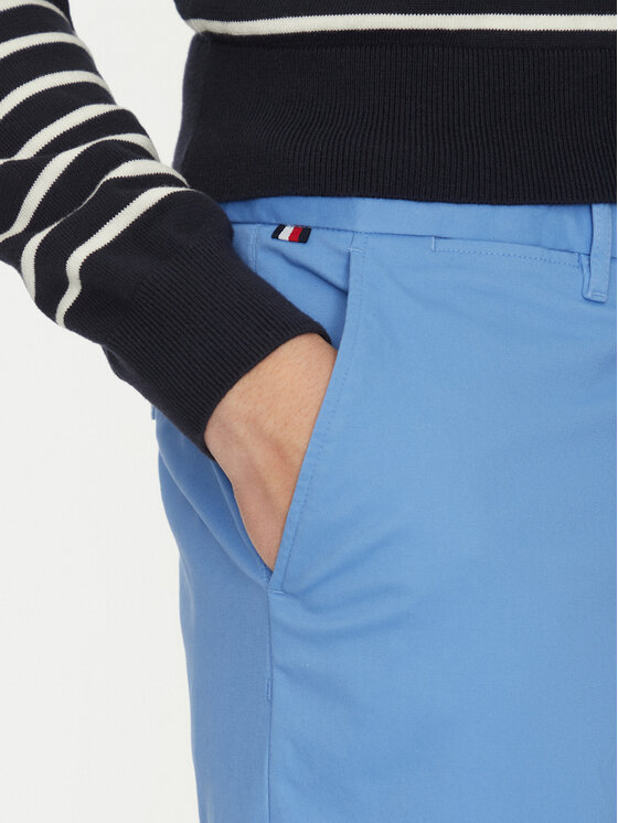 Tommy Hilfiger Tommy Hilfiger Szorty materiałowe Harlem MW0MW23568 Błękitny Regular Fit