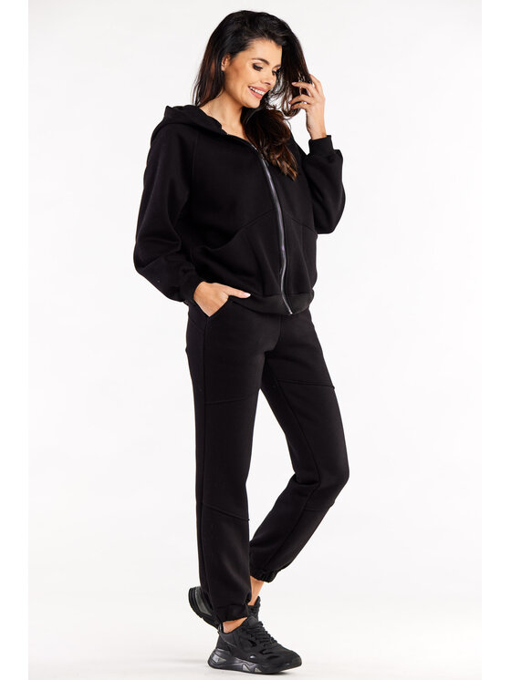 Infinite You Infinite You Spodnie damskie M325 Czarny Basic Fit