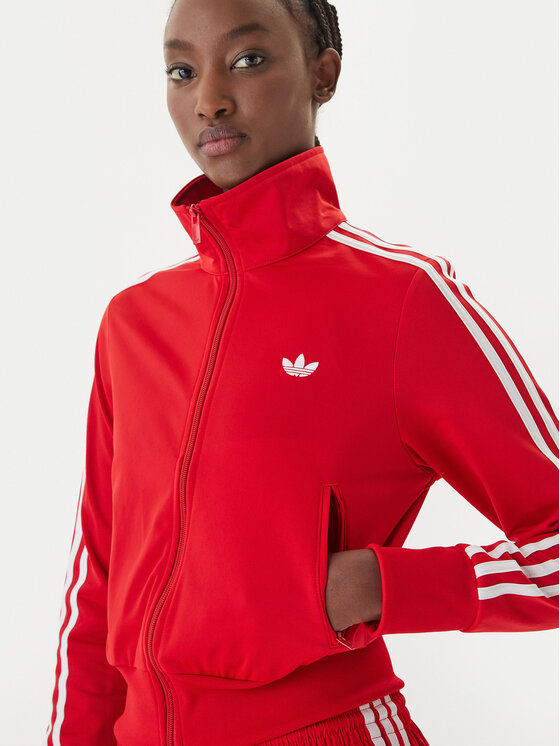 adidas adidas Bluza Firebird Classic KQ6529 Czerwony Regular Fit