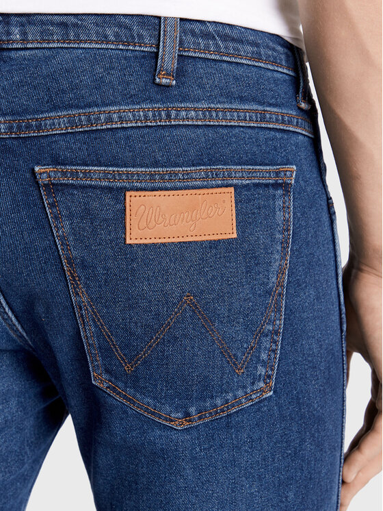 Wrangler Wrangler Džinsai Larston 812 W18S8423M 112321661 Mėlyna Slim Fit