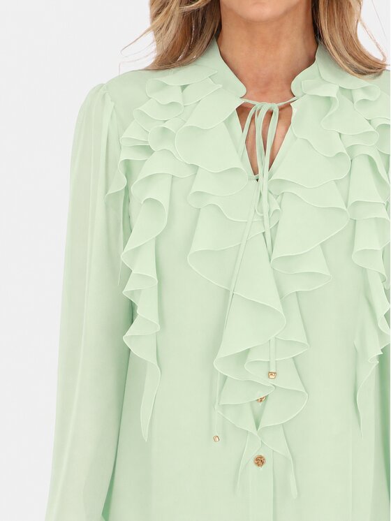 L’AF L’AF Bluzka Boho Zielony jasny Regular Fit