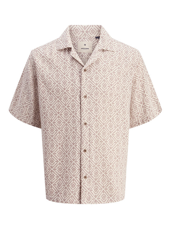 Jack&Jones Jack&Jones Cămașă Bluvincent 12273289 Bej Relaxed Fit