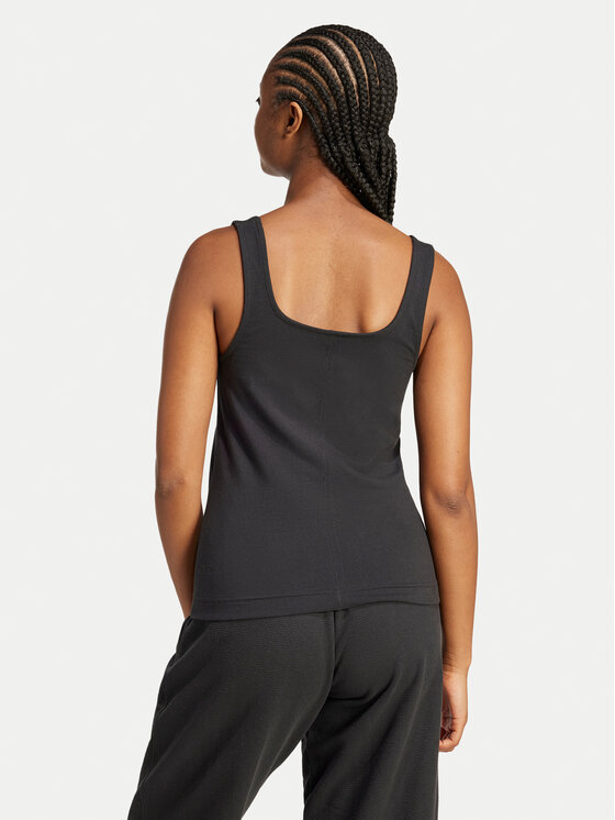 adidas adidas Top All SZN Luxe JJ2336 Czarny Slim Fit