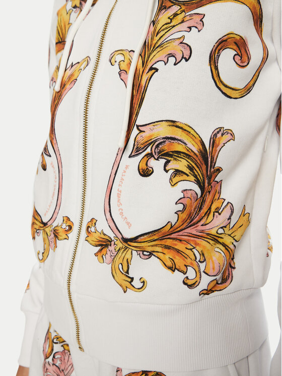 Versace Jeans Couture Versace Jeans Couture Majica dugih rukava 78HAI3P6 Bijela Regular Fit