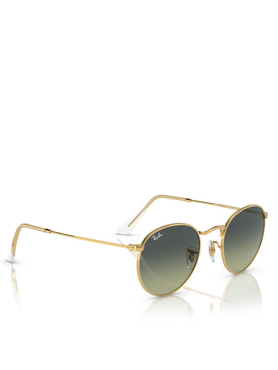 Ray-Ban Saulesbrilles Round Metal 0RB3447 001/BH Zelta