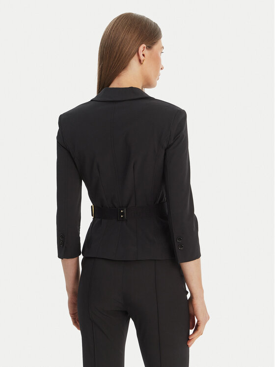 Elisabetta Franchi Elisabetta Franchi Marynarka GI-224-61E2-V590 Czarny Regular Fit