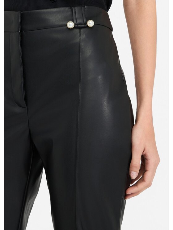 Liu Jo Liu Jo Pantaloni di tessuto CF5016E062422222 Nero Regular Fit