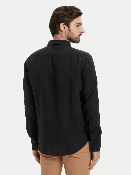 BOSS BOSS Риза Relegant 50567579 Черен Regular Fit