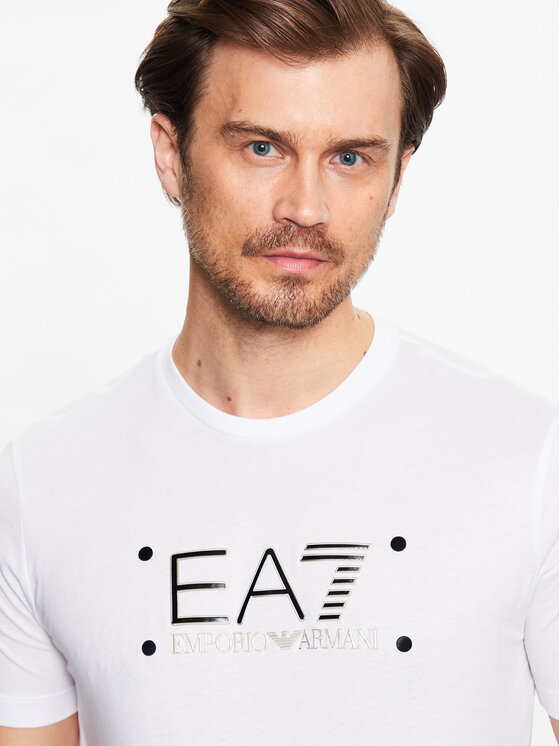 EA7 Emporio Armani EA7 Emporio Armani T-Shirt 3RPT20 PJM9Z 1100 Bílá Regular Fit