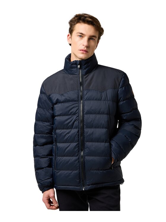 Wrangler Wrangler Kurtka puchowa 112371447 Granatowy Regular Fit