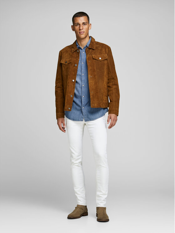 Jack&Jones Jack&Jones Srajca Sheridan 12138115 Modra Slim Fit