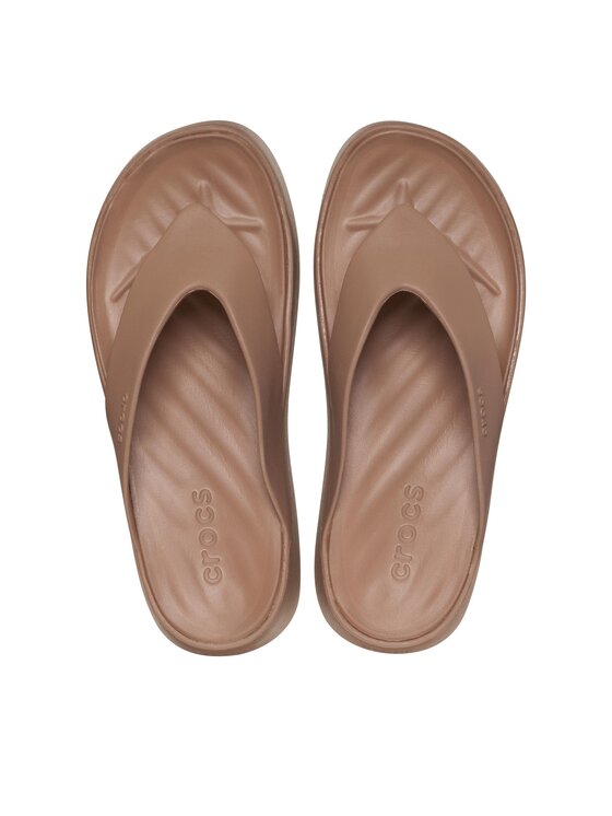 Crocs Crocs Σαγιονάρες Gataway Platform Flip 209410 Μπεζ