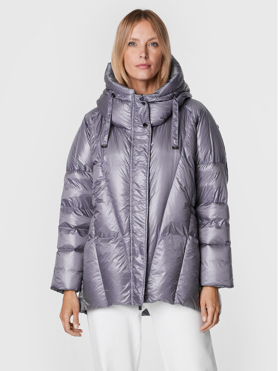 Diego M Diego M Pehelykabát 22IP-R412 Lila Regular Fit