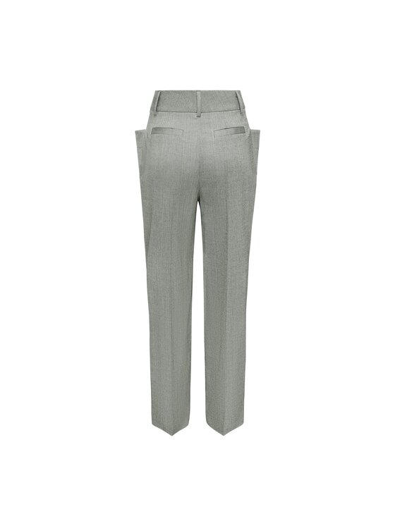 La Mania La Mania Pantalone da abito HOURS Grigio Classic Fit