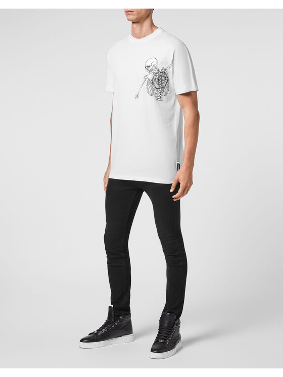PHILIPP PLEIN PHILIPP PLEIN T-shirt 4063 Bianco Regular Fit