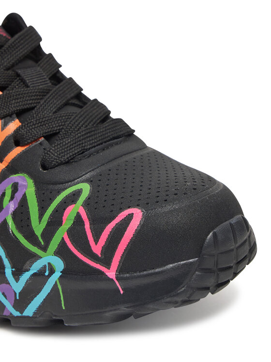 Skechers Skechers Sneakersy Uno Lite-Spread The Love 314064L/BKMT Čierna