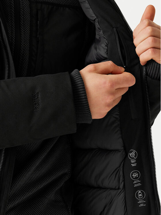 Regatta Regatta Μπουφάν αδιάβροχο Yewbank III RMP389 Μαύρο Regular Fit