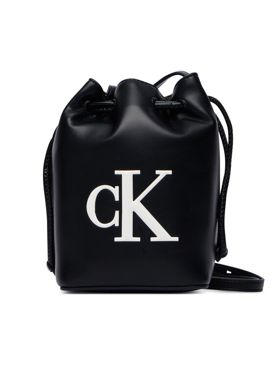 Calvin Klein Calvin Klein Borsetta Bold Ck Mini Bucket Crossbody LV04F3870G Nero