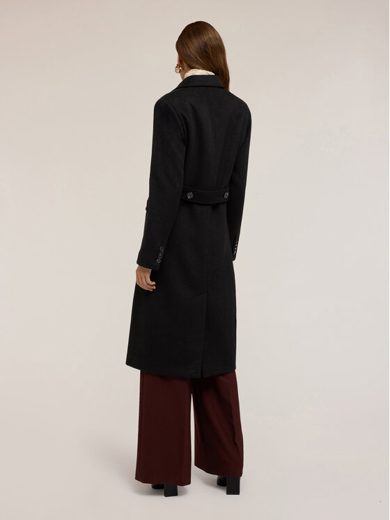 Motivi Motivi Cappotto 0084Q000602N033 Nero Regular Fit