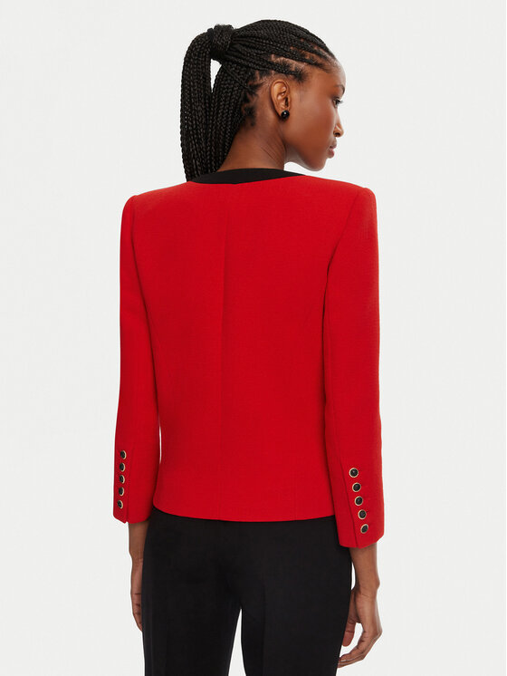 Balmain Balmain Zakó DF1SM370WB86 Piros Regular Fit