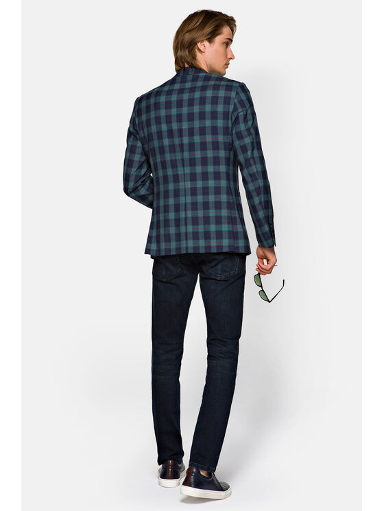 Lancerto Lancerto Marynarka Saxony 2 Kolorowy Slim Fit