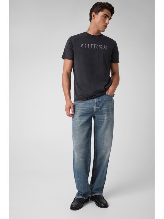 Guess Guess T-Shirt 184970 Czarny Classic Fit