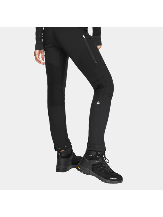 Alpinus Alpinus Spodnie outdoor Socompa Czarny Regular Fit