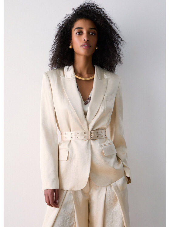 Liu Jo Liu Jo Giacca da abito CA6146T450AP9572 Bianco Regular Fit