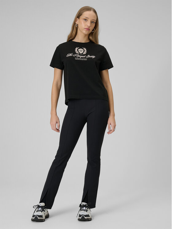 4F 4F T-Shirt SPORTS CLUB Czarny Boxy Fit
