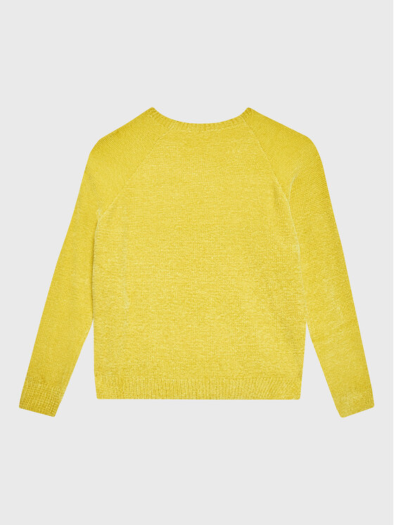 United Colors Of Benetton United Colors Of Benetton Sweater 1027C101P Sárga Regular Fit