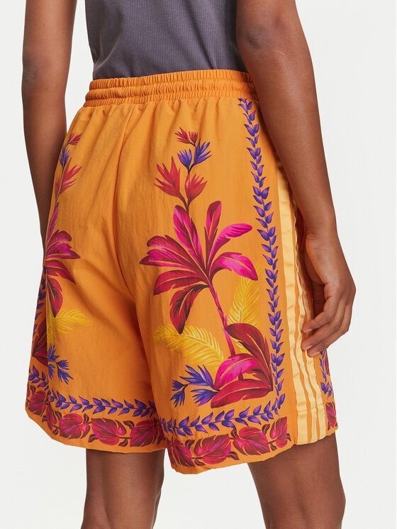 adidas adidas Športne kratke hlače FARM JD6289 Oranžna Loose Fit