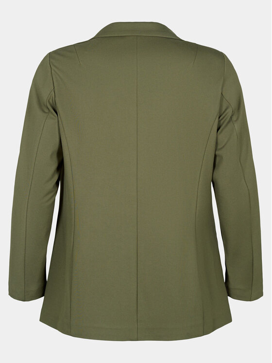 Zizzi Zizzi Pintsak J21008J Roheline Regular Fit