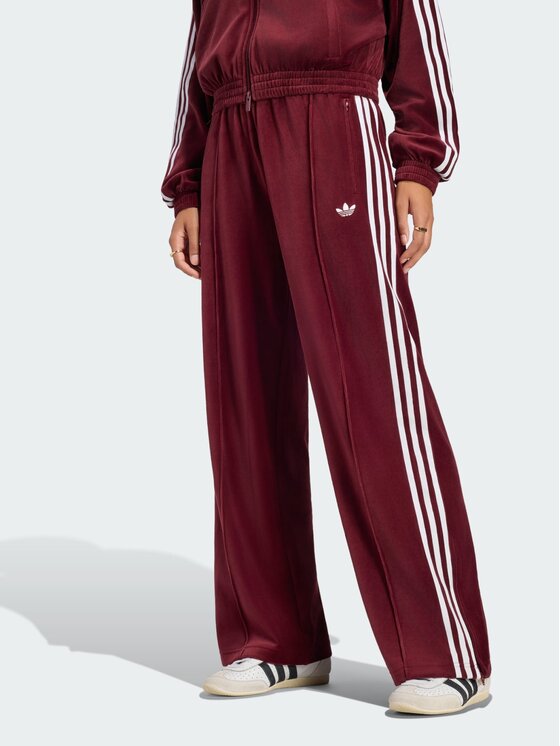 adidas adidas Spodnie dresowe 172281 Czerwony ciemny Loose Fit