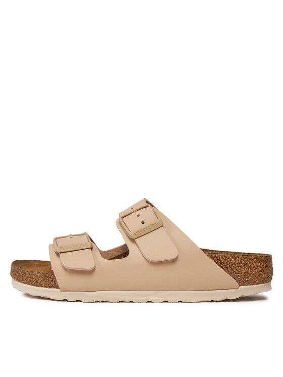 Birkenstock Birkenstock Klapki Arizona Birko-Flor 1027723 Beżowy