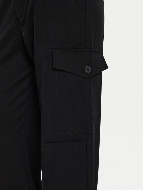 Desigual Desigual Stoffhose Volga 24WWPW17 Schwarz Straight Fit