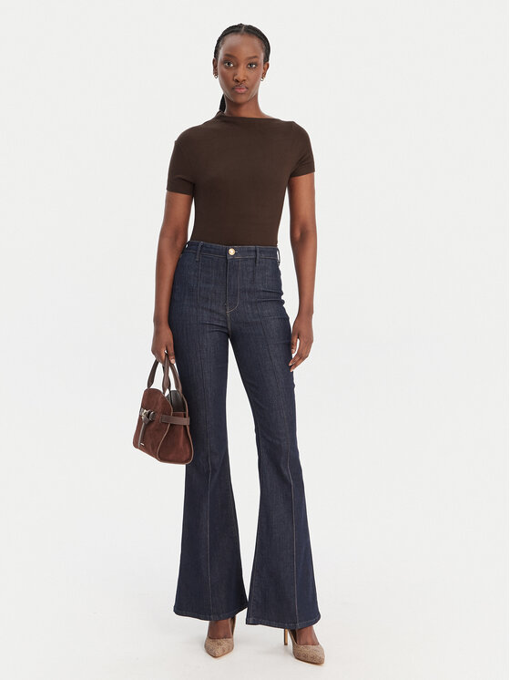 Guess Guess Bluza W6RP16 KD012 Rjava Regular Fit