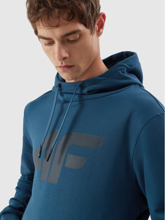 4F 4F Pulóver 4FAW23TSWSM694 Sötétkék Regular Fit